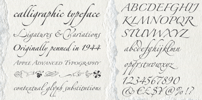 Zapfino Extra Font Poster 3